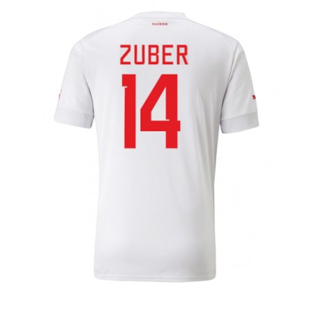Sveitsi Steven Zuber 14 Vieras Mm-Kisat 2022 - Jalkapallo Pelipaidat (S/S) Sveitsi Steven Zuber 14 Vieras Mm-Kisat 2022 - Jalkapallo Pelipaidat (S/S)